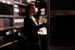 selectiv-focus-metallic-storage-full-with-federal-files-arhive-room-equipped-with-confidential-documents-background-private-detective-working-late-night-criminal-case_482257-64141