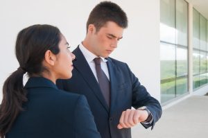 serious-coworkers-waiting-business-partners_1262-20380