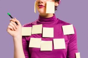 woman-with-sticky-empty-notes-her_23-2148405236