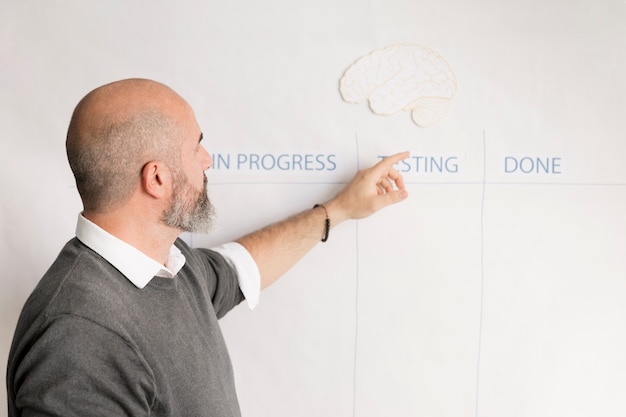 Basic Application Letter Sample - Bearded Man Presenting Business Plan 23 2148513882 7 