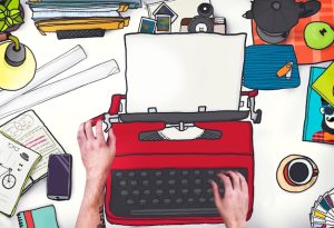 typewriter-message-machine-retro-keyboard-concept_53876-120010