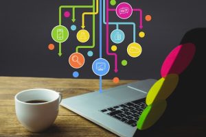 working-with-apps-cup-coffee_1134-93
